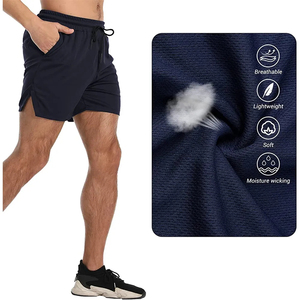 Pantalones Cortos Deportivos para Hombre, Talla Estadounidense, 100% Poliéster Ecológico, Transpirables, Personalizados, con Bolsillos de Malla Tejida - Product Image 4
