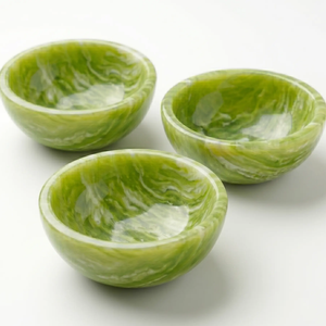 Bol à salade en résine, bol alimentaire en résine pour la décoration de la maison, vaisselle décorative pour la maison, les hôtels, les restaurants, bol en résine fait main disponible. - Product Image 6