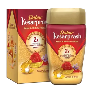 Dabur Kesarprash - Revitalizante Ayurvédico con Ashwagandha y Kesar para Fuerza, Resistencia y Energía, 730 Días de Duración - Product Image 1
