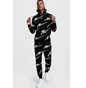 ชุดวอร์มมีฮู้ดแบบดึงเชือกสำหรับผู้ชาย,ชุดวอร์มเสื้อฮู้ดแบบสวมพิมพ์ลายทั้งตัวฤดูใบไม้ร่วงฤดูหนาวน้ำหนักเบา - Product Image 6