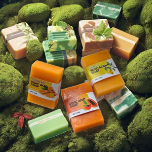 Commercio <span class=keywords><strong>all</strong></span>'ingrosso della fabbrica sbiancante biologico idratare limone acido kojico Papaya sapone Papaya sapone Papaya sapone Papaya per tutta la pelle - Product Image 5