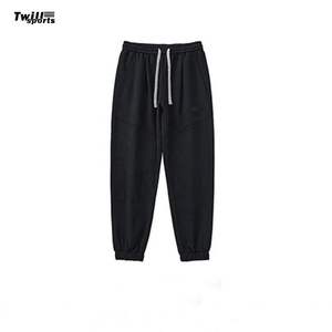 Men's Midweight Eco-Friendly Breathable <b>Drawstring</b> Closure High Street Custom Cotton Streetwear Joggers Oversized <b>Trousers</b> - Product Image 4