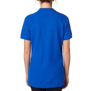 Chemises polo pour femmes, couleur unie, manches courtes, vente chaude, meilleur prix, bonne qualité, chemises polo tendance pour femmes - Product Image 2