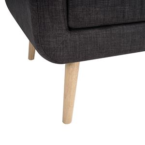 Sillón Individual de Estilo Moderno de Mediados de Siglo con Patas de Madera de Caucho y Tapicería de Tela para Sala de Estar - Product Image 3