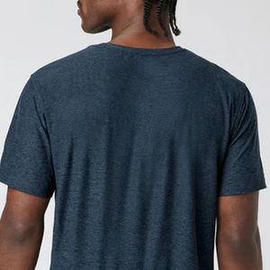 Camiseta de Hombre con Cuello Redondo y Hombros Caídos, con Diseño de Logotipo Personalizable, Material Transpirable y Ajustable para Pedidos al por Mayor a Precio Económico - Product Image 6