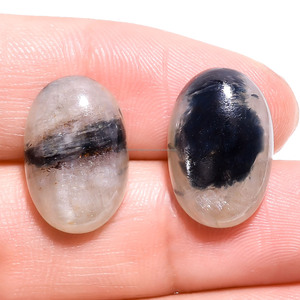 Elegante cabujón de piedras preciosas sueltas de silimanita Natural Premium, forma ovalada suave, signo de amor para madre, joyería hecha a mano, fina fabulosa - Product Image 2