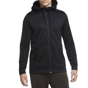 Men's <b>Black</b> Zip-Up <b>Hoodie</b> With Front Pocket Regular Fit Casual Hooded Sweatshirt 100% Cotton French Terry Autumn Wear - Product Image 3