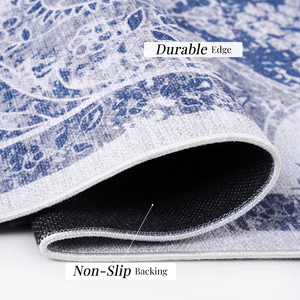 Tapis de sol lavable MAVAL bleu 2 x 3, tapis et ensembles de tapis - Product Image 6