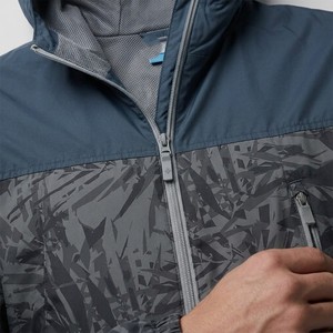 <b>Mens</b> Lightweight Windbreaker <b>Jacket</b> Hooded Zip Up Printed Outdoor Sports <b>Running</b> <b>Jacket</b> Breathable Waterproof Casual Wear - Product Image 3