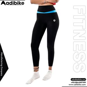 Leggings de yoga sur mesure pour femmes, longueur intégrale, vente en gros, motif uni, sublimation, Spandex/Polyester, légers - Product Image 5