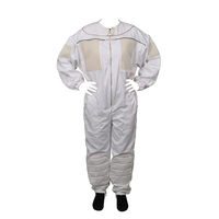 Combinaison de protection intégrale pour apiculteur, combinaison de récolte du miel avec fermeture éclair, ajustement confortable pour l'utilisation en apiculture