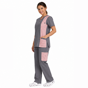 Uniforme médical personnalisé en coton et polyester, respirant et à séchage rapide, pour femmes, vêtements de travail pour le secteur de la santé, infirmières, médecins, cliniques - Product Image 1