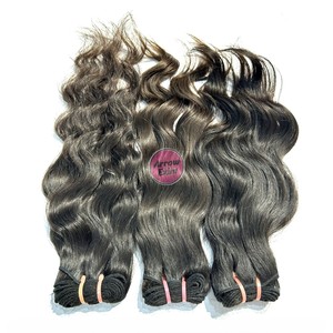 Extensions de cheveux vierges indiennes Remy Water Wave avec double trame machine pour tissage de cheveux 100g - Product Image 6