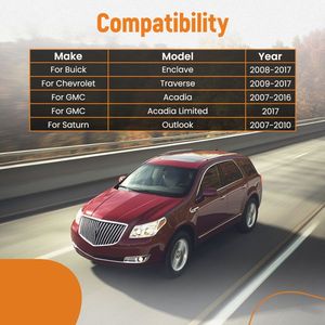 Bracci di Controllo Inferiori Anteriori in Alluminio, Barra Stabilizzatrice e Tirante per GMC Acadia Sierra Avalanche 2007-2015, Dimensioni OEM, Posizione Posteriore - Product Image 4