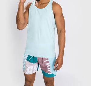 Camiseta sin mangas personalizada con logotipo, transpirable, de algodón/fibra de bambú, estilo vintage lavado, sostenible, para hombre, para fitness de verano. - Product Image 2