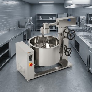 Chaudière à vapeur rotative à induction Amicook 380V/440V, modèle professionnel grande capacité, cuisson automatisée, robuste - Product Image 5