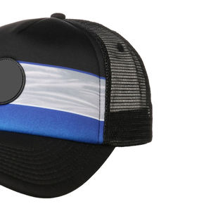 Casquettes de baseball à 5 panneaux bicolores avec logo personnalisé en usine, 100% coton, respirantes et imperméables, casquettes de sport unisexes - Product Image 5