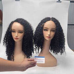 Offre spéciale Produit birman bouclé 5x5 Dentelle fermeture Perruque Vendeur HD Lace Front Perruques Cheveux humains petits nœuds grand stock super brillant - Product Image 3