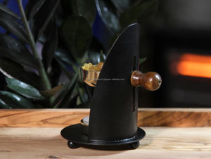 Adjustable Brass Resin Incense Burner Matte Black Stand Tealight <b>Candle</b> Frankincense Warmer Censer Wholesale - Product Image 4