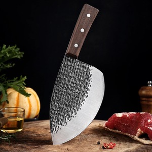 Custom Handmade Forged Carbon Steel Fish Cleaver <b>Knife</b> Wood Handle Leather Sheath 8in 3.0mm Thick Blade Extra <b>Sharp</b> Modern - Product Image 1