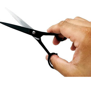 Ciseaux de barbier professionnels en acier inoxydable, fournis directement par l'usine, avec lame affûtée et manche en plastique pour la coupe de cheveux 2026 - Product Image 5