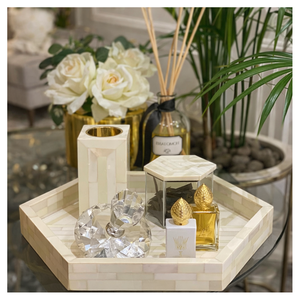 Quemador de incienso Bakhoor con incrustaciones de hueso y nácar, el mejor diseño, con caja y bandeja, quemador de Oud Mabkhara, hecho en India, Mubkhar - Product Image 4