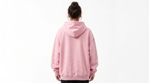 Sudadera con Capucha Rosa Dumela para Niñas, 100% Algodón, Felpa, Bolsillo Frontal Grande, Estilo Casual Urbano, Transpirable, Ropa de Invierno - Product Image 4