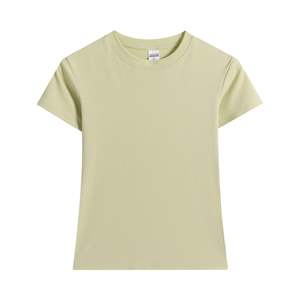 Camisetas Casuales de Corte Ajustado para Mujer, 230 g/m², Algodón con Spandex, Cuello Redondo, Manga Corta, Logotipo Personalizado, Transpirables, Impresión de Serigrafía Animal - Product Image 5