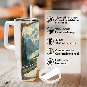 Vaso personalizado de acero inoxidable de 40 oz para regalos de firmas de arquitectura. - Product Image 5