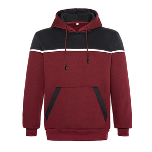 Sudadera con Capucha para Hombre, Diseño Color Block, Corte Regular, Informal, Tejido de Algodón, para Otoño - Product Image 1