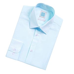 Camisa formal de manga larga sin arrugas para hombre, camisa de negocios antiarrugas con botones - Product Image 5