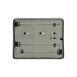 Juego de 10 Elevadores Periósteos de Acero Inoxidable con Mangos en T y Estuche con Cremallera, Kit de Instrumentos Veterinarios Dentales - Product Image 3