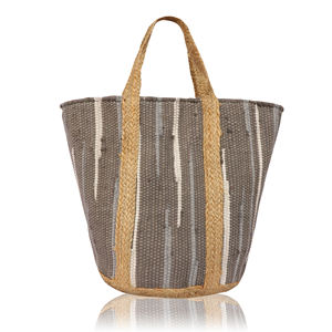 Bolsa de Mano Personalizada 2026 de Algodón Orgánico y Yute para Fiestas y Playa, Bolsa de Compras de Moda con Logotipo Impreso, Diseño de Tendencia - Product Image 4