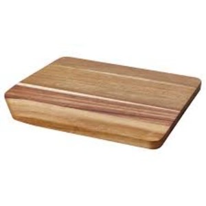 Planche à découper en bois, forme rectangulaire, épaisseur 1,5 cm, antidérapante, passe au lave-vaisselle, écologique, durable, emballage individuel, naturelle - Product Image 2