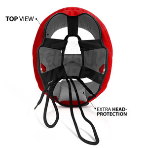 Protection de tête intégrale réglable en cuir de haute qualité à prix de gros pour adultes unisexe, usage arts martiaux - Product Image 2