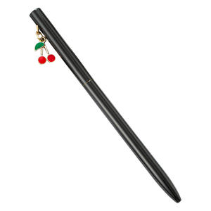 Bolígrafo de Metal con Diseño de Cereza y Logotipo Personalizado - Product Image 1