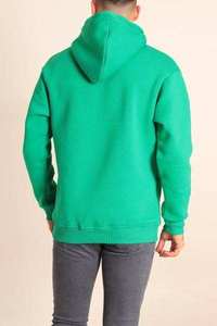 Sweat à capuche pour homme Custom Rose Riviers, 400g, mélange respirant polyester/coton, coupe classique, noir uni, décontracté, sport, hip hop - Product Image 4