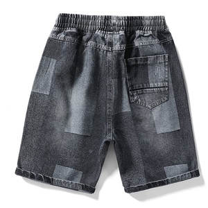 กางเกงยีนส์ขาสั้นผู้ชายแบบสั่งทำพิเศษ คุณภาพสูง รับออกแบบและสกรีนโลโก้ บริการ OEM ระบายอากาศได้ดี - Product Image 5