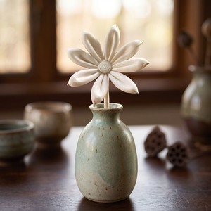 Premium White Dahlia Sola Wood Flowers Sustainable Craft Handmade 8-8.5cm Sesbania Plant <b>Stick</b> Home Fragrance VADEE SOLA WOOD - Product Image 3