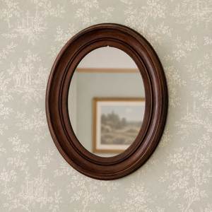 Cadre de miroir en bois massif artisanal, bordure de miroir mural décorative de qualité supérieure avec finition naturelle pour chambre à coucher, salle de bain, dressing - Product Image 5