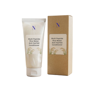 Crema Acondicionadora Fortalecedora Anticaída con Múltiples Péptidos y Agua de Arroz, Hidratante y Suavizante para el Control de la Caída del Cabello - Product Image 1
