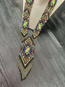 Trending Bohemian Ukrainian Gerdan Necklace|Tribal |Ukrainian Necklace |Unique |African Woman Necklace with earring,for gifted - Product Image 3