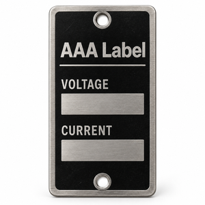 Placa de Identificación de Aluminio Personalizada para Panel de Control, con Logotipo Grabado, Fabricación OEM - Product Image 2