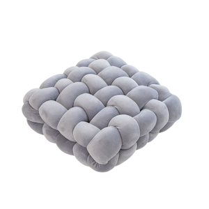 Coussin de siège tressé et oreiller décoratif – 30 × 33 × 12 cm, quatre couleurs - Product Image 4
