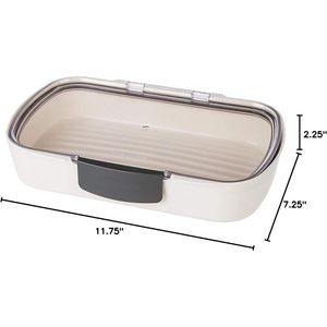 Contenitore per Alimenti con Chiusura Ermetica in Silicone e Coperchio Compatibile con Penna Cancellabile a Secco - Product Image 4