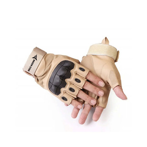 ถุงมือ Daizen Star Tactical แบบครึ่งนิ้ว สีเขียว-ดำ ยาวถึงข้อมือ เป็นมิตรกับสิ่งแวดล้อม ผลิตจากผ้าฝ้าย/โพลีเอสเตอร์/สแปนเด็กซ์ อเนกประสงค์ รุ่น Four - Product Image 1