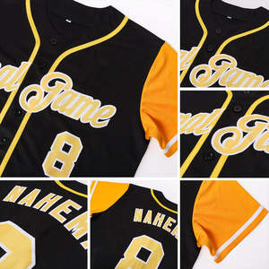 Camiseta Deportiva Personalizada de Béisbol con Sublimación OEM, 100% Poliéster, Cierre de Botones, Nombre y Número del Equipo - Product Image 3