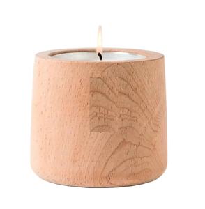 Geometric Tealight Holder Home Wedding Decor Wood <b>Candle</b> Holder New Style Solid Wood Holder Vintage Design for <b>Dinner</b> Party - Product Image 3