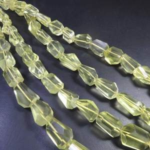 Cuentas de Cuarzo Amarillo Natural, Tira de 8 Pulgadas, Facetadas, Sueltas, de 9-16 mm, en Forma de Pepita, de Primera Calidad para la Fabricación de Joyas - Product Image 6