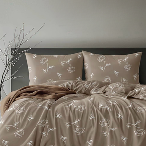 Sábanas Premium IBIZA de Trendy Exclusive Living |   Ropa de Cama de Lujo de Algodón Glaseado Pesado |   Tela de Algodón Suave |   Estilo de Dormitorio Moderno - Product Image 1